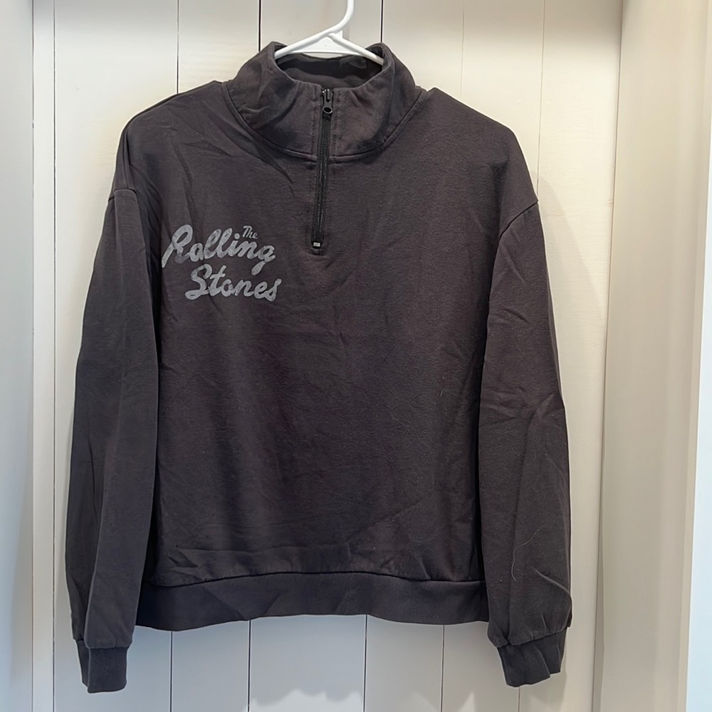 Rolling Stones Quarter zip - Picture 1 of 3